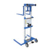  Manual Stacker Lift, 350 lb Load Capacity, 44" D x 143.75" H, Straddle Lift Design, Hand-Crank Winch