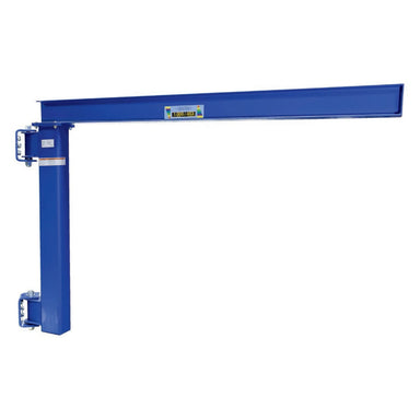 Wall Mounted Jib Crane, 1,000 lb Capacity, 8" W x 96" D x 63" H, Space-Saving Design