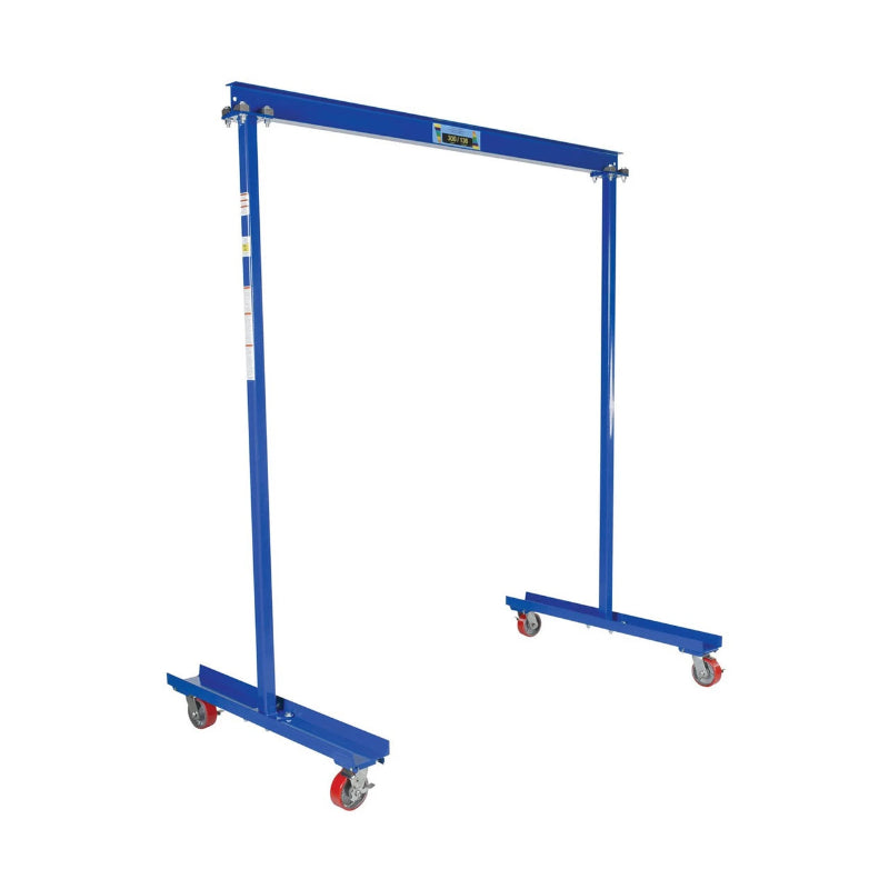 Light Duty Gantry Crane, 300 lb Capacity, Lightweight Design, Poly-on-Steel Casters