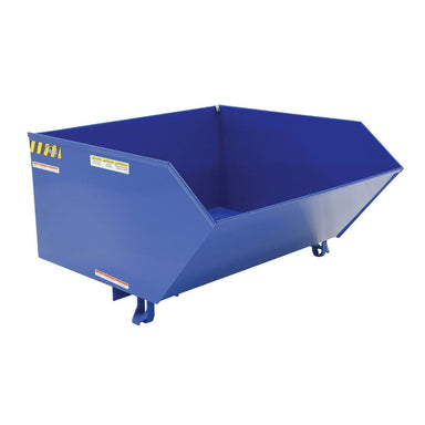  Forklift Dumping Hopper, 2,000 lb Capacity, 51" W x 51.25" D x 28.25" H, Cable-Operated Dumping