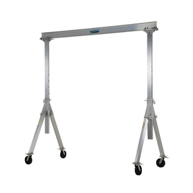  Aluminum Gantry Crane, 2,000 lb Capacity, 96" W x 120" H, Lightweight Portable Design