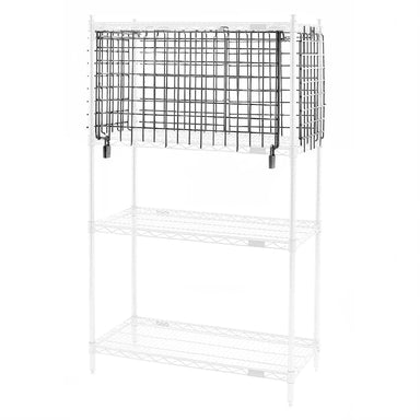  Small wire security cage, 30 W x 21 D x 20 H, polished finish, flip-up door