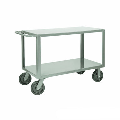 Heavy Duty Truck Cart, 36" W x 72" D, Welded Steel, 2 Rigid & 2 Swivel Casters