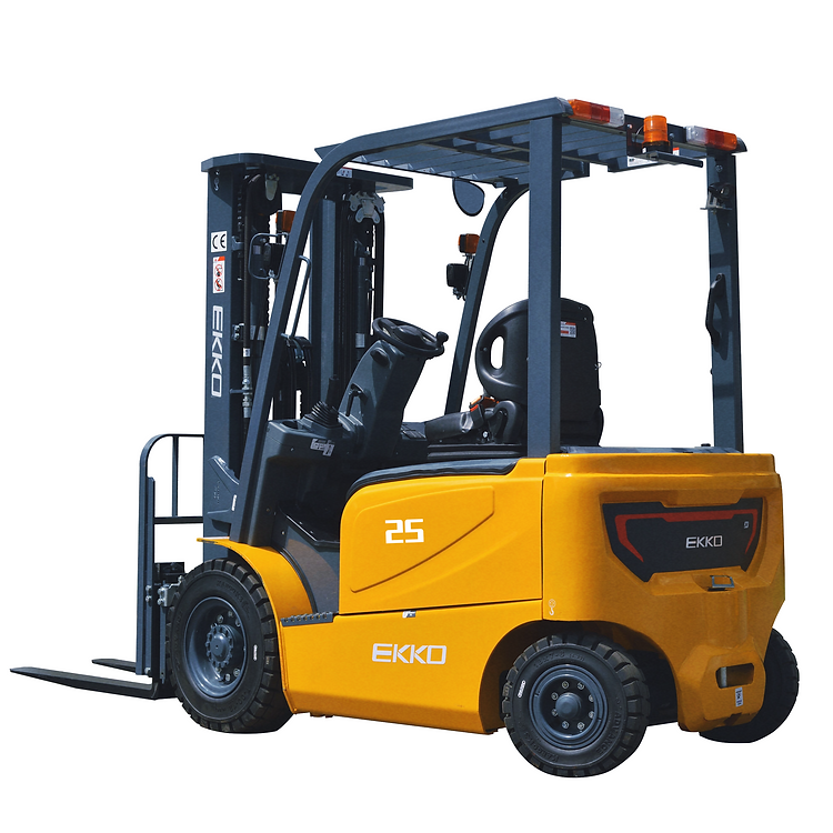 EKKO EK25GB 5000 lb four-wheel electric forklift side view