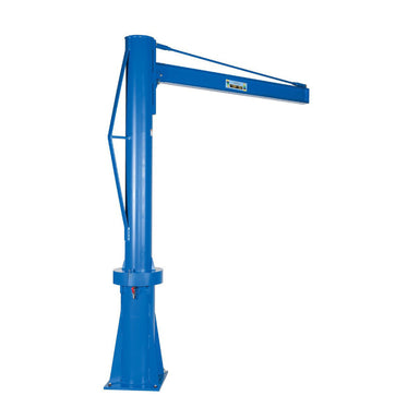  Portable Jib Crane, 72" W x 108.75" H, 72" Boom Length, 360° Rotation, 1 Jib Base Socket