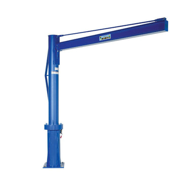  Portable Jib Crane, 96" W x 108.75" H, 96" Boom Length, 360° Rotation, 1 Jib Base Socket