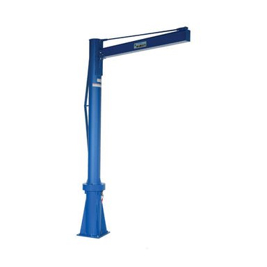  Portable Jib Crane, 72" W x 132.75" H, 72" Boom Length, 360° Rotation, 1 Jib Base Socket