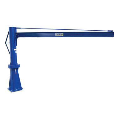  Portable Jib Crane, 120" W x 84.75" H, 120" Boom Length, 360° Rotation, 1 Jib Base Socket