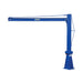 Portable Jib Crane, 96" W x 84.75" H, 96" Boom Length, 1 Jib Base Socket, 360° Rotation