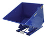 Vestil D-200-LD steel self-dumping hopper, angled view.