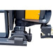 EKKO EA15B semi-electric straddle stacker, capable of lifting 3300lb, presented on a plain white background.