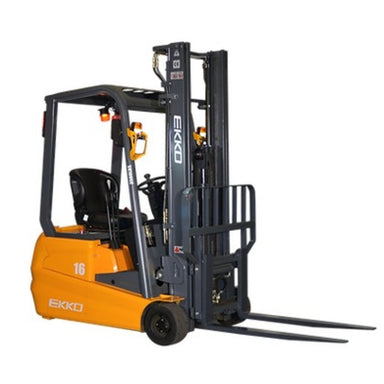 EKKO EK16A-177 3-Wheel Forklift 3500lbs, 177"Lift