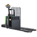  Green and black EKKO EP30A-Li lithium pallet jack, designed for lifting and transporting loads up to 6600 lbs efficiently.