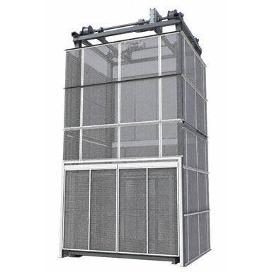  FP Series Four-Post Vertical Reciprocating Conveyor, 4,000 lb Capacity, 84" x 84" Platform