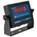Close-up of the remote LED indicator included with the Global Industrial NTEP pallet scale.
