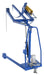 Vestil HDC-305-72 hydraulic drum carrier with drum cradle raised.