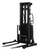 Vestil SL-118-AA adjustable-fork stacker, front angled view.