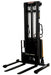 Vestil SL-137-AA adjustable-fork stacker, front angled view.
