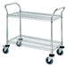  2-Shelf Conductive Wire Utility Cart