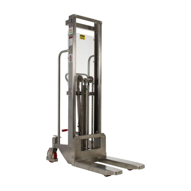 Hand Truck with Hydraulic Lift, Dual-Action Hand Pump, 21" W x 22" D x 59" H