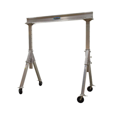  Aluminum Gantry Crane, 4,000 lb Capacity, 120" W x 120" H, Portable Lightweight Design