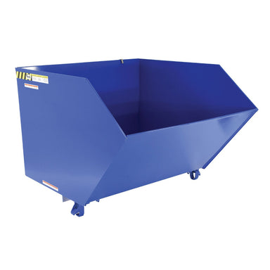 Forklift Dumping Hopper, 4,000 lb Capacity, 51" W x 56.5" D x 38.75" H, Cable-Operated