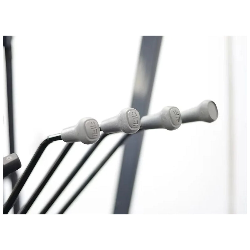 EKKO EK40TLP close-up of hydraulic control levers.