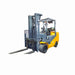 EKKO EK50LP alternate front three-quarter view of the forklift.